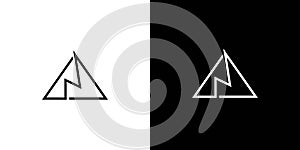 Modern and unique AN logo design