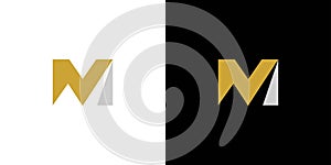 Modern and unique M abstract logo design