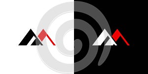 modern and unique M logo design photo
