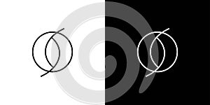 Modern and unique OS logo design photo