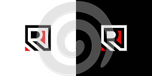 modern and bold R logo design