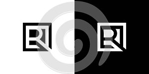 modern and bold R logo design