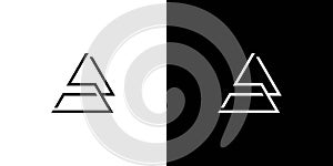 Modern and unique letter SP initial logo design