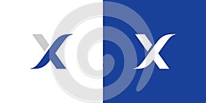 Modern and unique X logo design