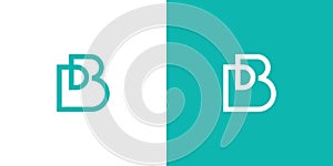 Modern and unique PB logo design photo
