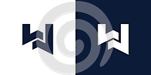 Modern and Bold W logo design