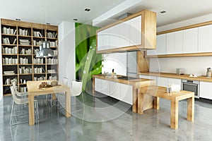 Modern upscale interior herb