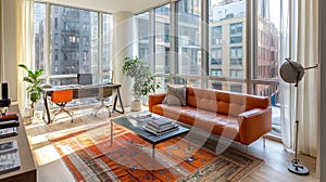 Modern urban apartment interior