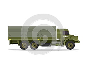 Modern Urban Military Vehicle Illustration