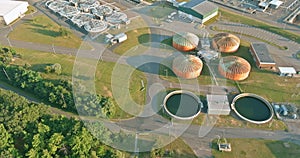 Modern urban wastewater treatment plant water purification is the process of removing undesirable chemicals of aerial