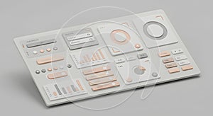 Modern Neumorphic Dashboard for Data Analytics and UI UX