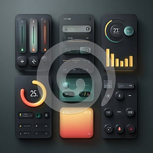 Modern User Interface Elements for Mobile and Web Design Projects