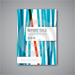 Modern Vector abstract brochure design template