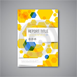 Modern Vector abstract brochure design template