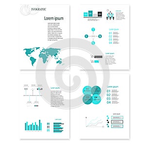 Modern vector abstract infographic elements.