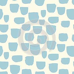 Modern vector abstract seamless geometric pattern with semicircles in scandinavian style. photo