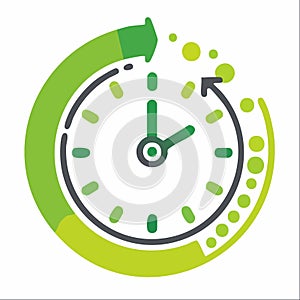 Efficient Workflow and Time Cycle Icon