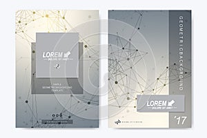 Modern vector template for brochure, Leaflet, flyer, advert, cover, catalog, magazine or annual report. Business