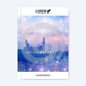 Modern vector template for brochure, leaflet, flyer, cover, magazine or annual report.