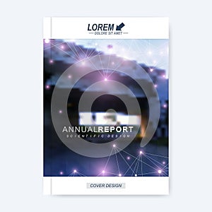 Modern vector template for brochure, leaflet, flyer, cover, magazine or annual report.