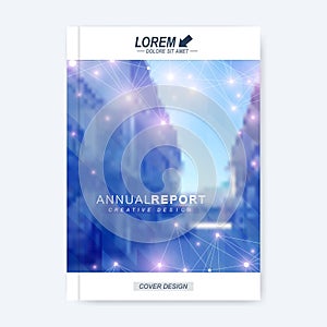 Modern vector template for brochure, leaflet, flyer, cover, magazine or annual report.