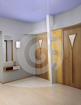 Modern vestibule