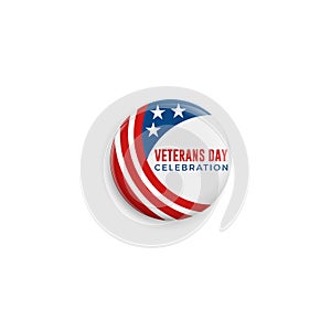 Modern Veterans Day Celebration Background Header Banner