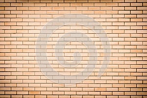 Modern vibrant yellow brick wall as a background image