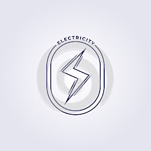 modern vibration lighting volt and electric power logo vector illustration design