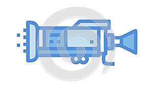 Modern Video Camera, Filming and Content Creation, vector design Generative AI