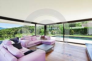 Modern villa, interior