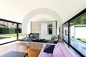 Modern villa, interior