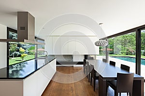 Modern villa, interior photo