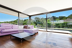 Modern villa, interior