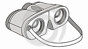 A modern VR headset for immersive virtual reality. vector design Generative AI