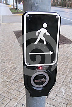 Modern Walk Button Signal