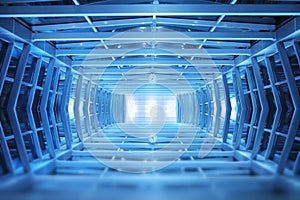 Modern walkway interior