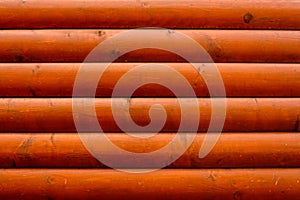 Modern wall of siding, texture of dark brown color