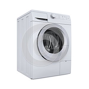 Modern Washing Machine Isolated