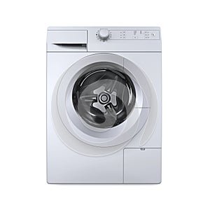 Modern Washing Machine Isolated
