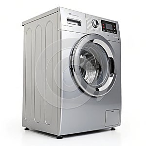 Washing machine isolated on white background