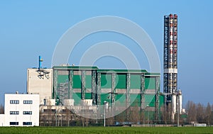 Modern waste and industrial waste incineration plant