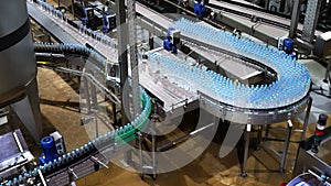 Modern water bottle conveyor industry