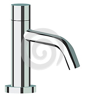 Modern water tap, icon
