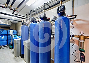 Modern water treatment system for industrial boiler