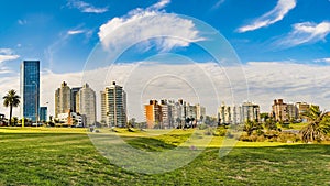 Montevideo Cityscape at Summer Time photo