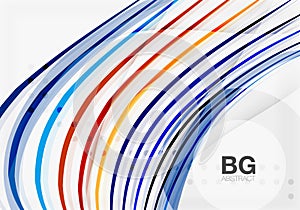 Modern wave lines, elegant wave abstract background