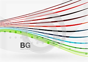 Modern wave lines, elegant wave abstract background