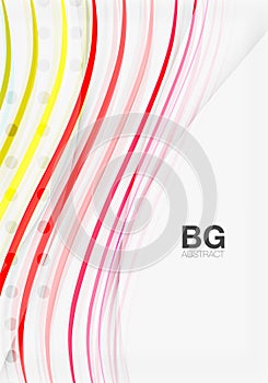 Modern wave lines, elegant wave abstract background