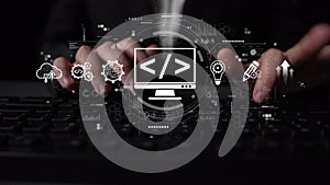 Web Development Digital Coding Interface Muxer